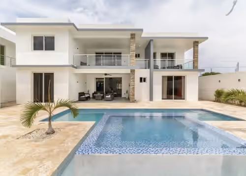 luxury and modern 10Br villa in SOSUA with basketball court