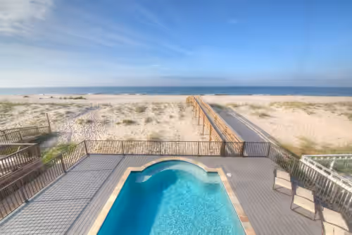 Gulf Front House on W. Beach, 9/9 bath, With Pool, sleeps 34. Pet Friendly!