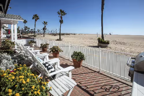 Beautiful beach front beach, beachfront wedding venue in Newport Beach, California