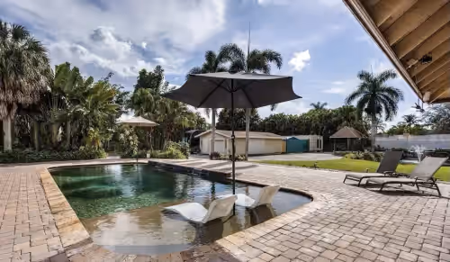 Gated Private House w/Pool & Backyard Oasis
