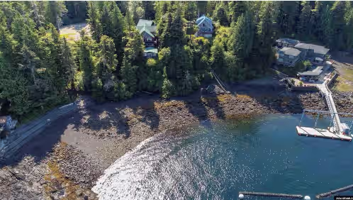 Ocean Front Property with Beach Access - Located on the north end of Ketchikan