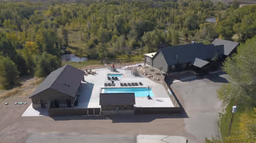 Beautiful Lodge and River Ranch Property for up to 120 people.