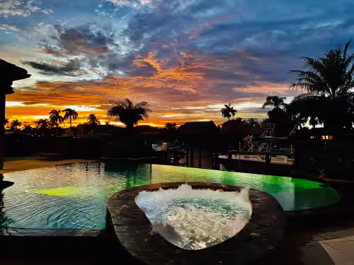 Enjoy your private resort/villa on the water with incredible views and location!
