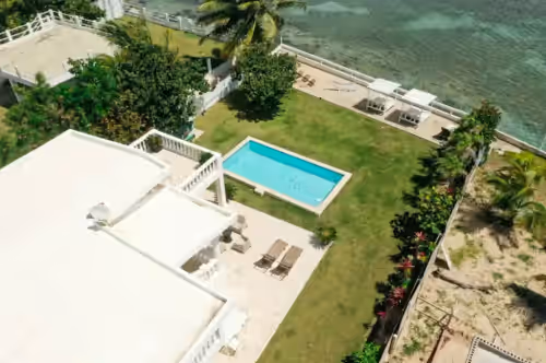 Pool at Luxurious Oceanfront Villa + Pool l Casa Blanca