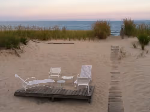 Beachfront House with private beach walk and multiple decks