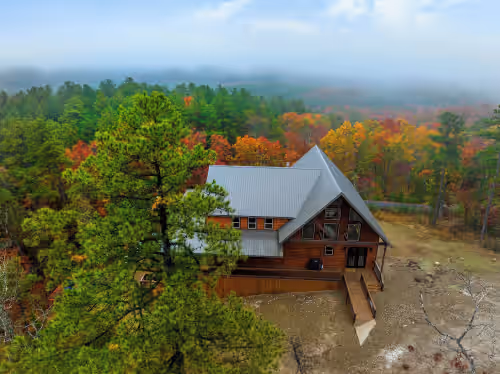 Glory Heights-Luxury Cabin in Broken Bow-Mountain Views! Pet Friendly-Sleeps 18