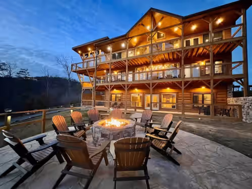 Red Oak Ranch! Beautiful 360 Degree Mountain Views Outdoor Fire Pit Sleeps 20