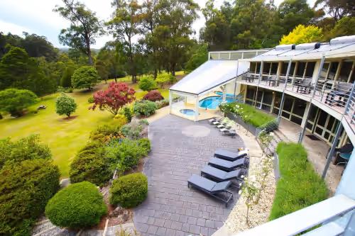 Pool at Hazeldene Yarra Valley