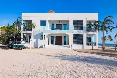 BLUE DIAMOND TRANQUILITY RESORT-Private Luxury Villa - 8 King Rooms-ON THE BEACH, beachfront wedding venue in Stann Creek District, Belize