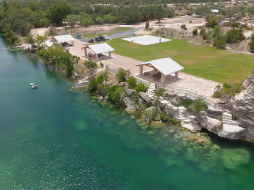 Book 4 cabins with Private River Access to the Nueces River, lakefront wedding venue in Uvalde, Texas