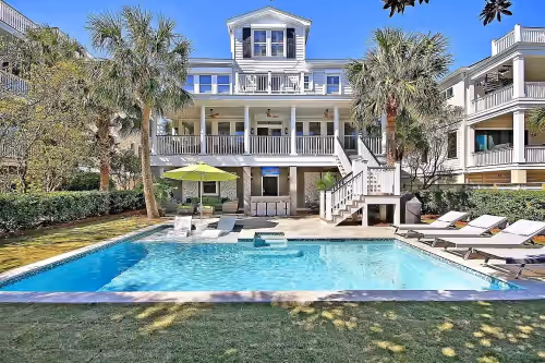 Exclusive 5K sq ft Home w/Backyard Oasis & Salt Water Heated Pool, Steps 2 Beach