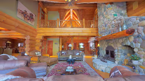 Living area at Strawberry Lake Lodge