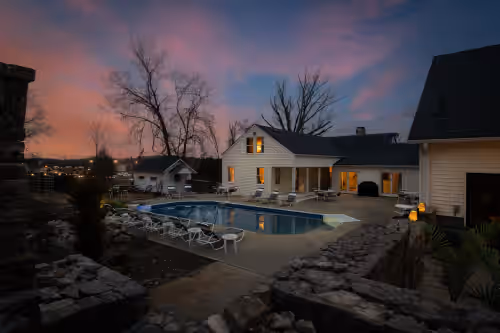 Pool at The Suite Retreat With Large Lounge Space