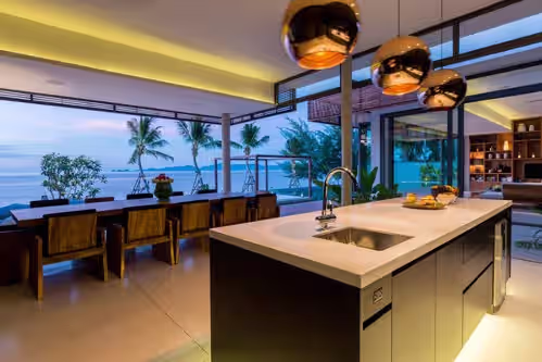 Dining at Villa Malouna