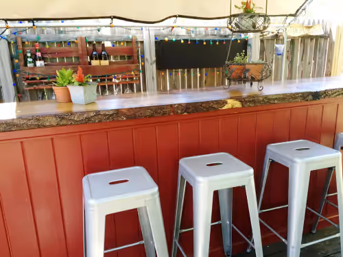 Bar (on property) at Rustic Gatherings Lodge Weddings/Events