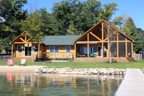AMAZING North Elk Lake Getaway, lakefront wedding venue in Kewadin, Michigan